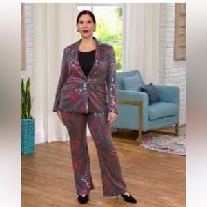 C Wonder Sequin Rose Suit